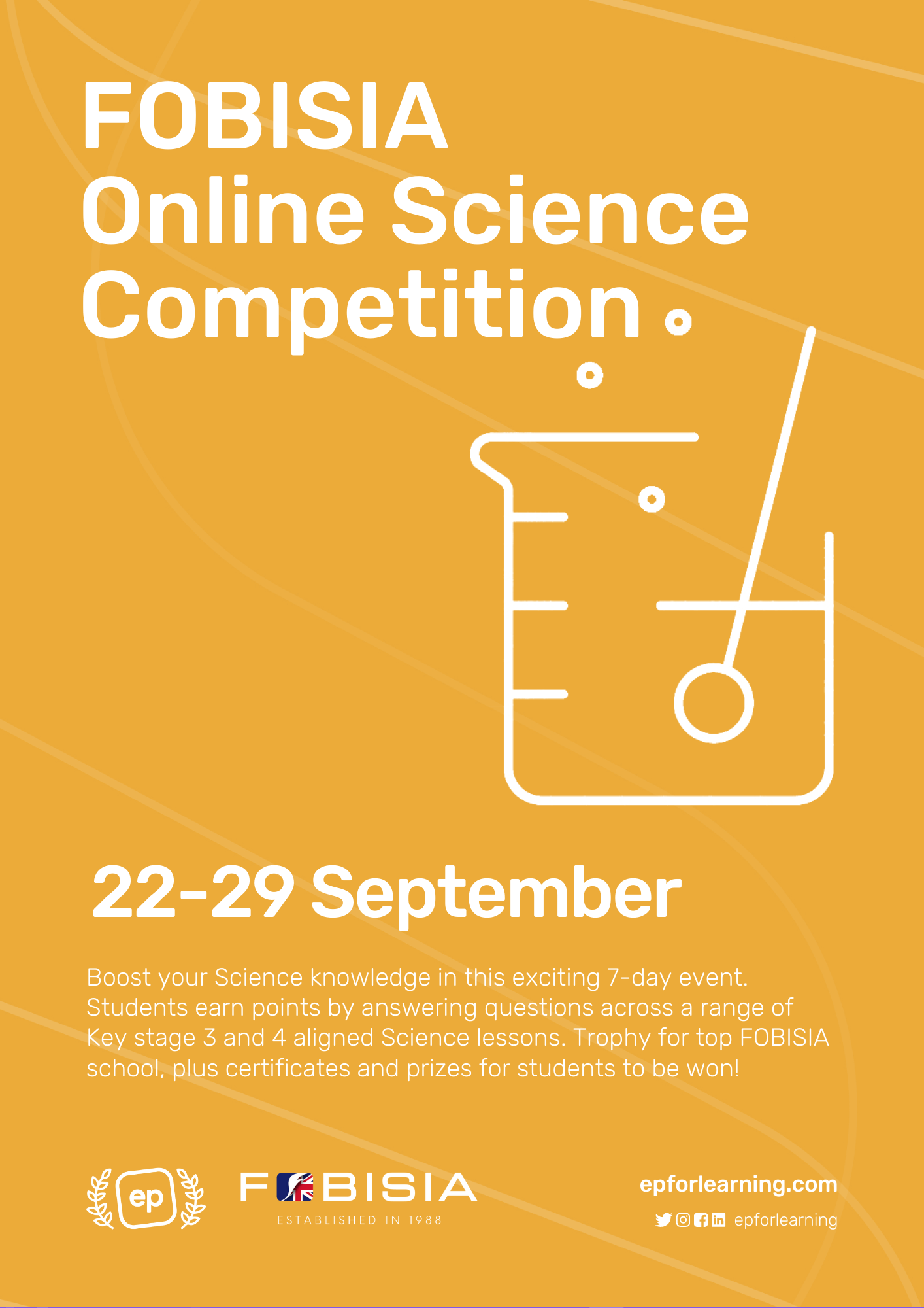 FOBISIA Online Science Competition Posters