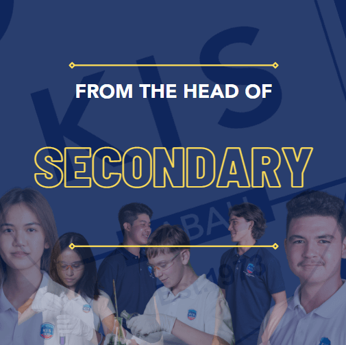 From the Head of Secondary 24.09.2022