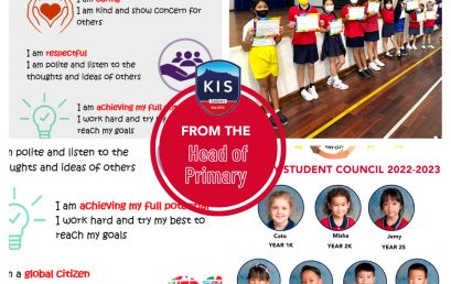 From the Head of Primary 10.09.2022